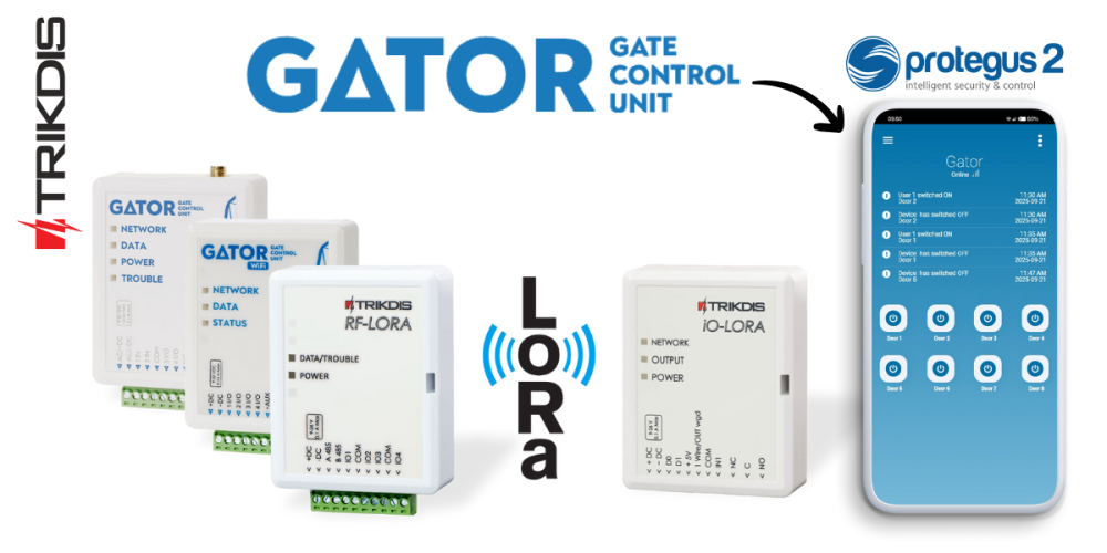 Rugalmas, vezeték nélküli beléptetés a GATOR RF-LoRa rendszerrel Rugalmas, vezeték nélküli beléptetés a GATOR RF-LoRa rendszerrel