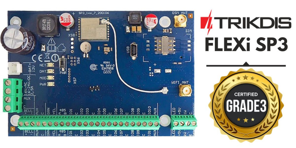 A Trikdis FLEXi SP3 GRADE 3 minősítést szerzett