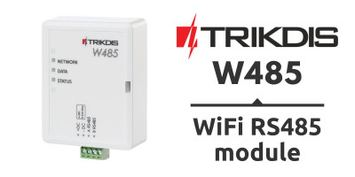 Termékmegjelenés – Trikdis W485 WiFi RS485 modul