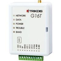 Trikdis G16T 4G GSM okos átjelző (TIP-RING) Trikdis G16T 4G GSM okos átjelző (TIP-RING)