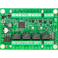 Trikdis IO4R (IO-4R) – GATOR I/O bővítő modul (4 bemenet / 4 relé)